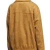 Chinese New Year Leather Yellow Jacket