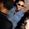 Chris Brown 68th Grammy Denim Jacket