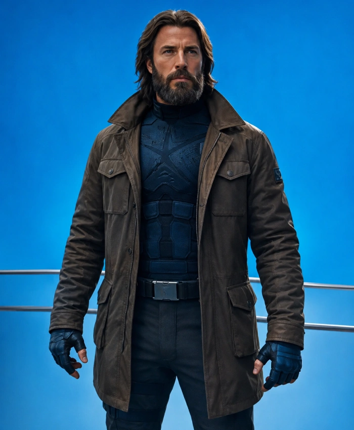 Chris Evans Doomsday Avengers Brown Jacket