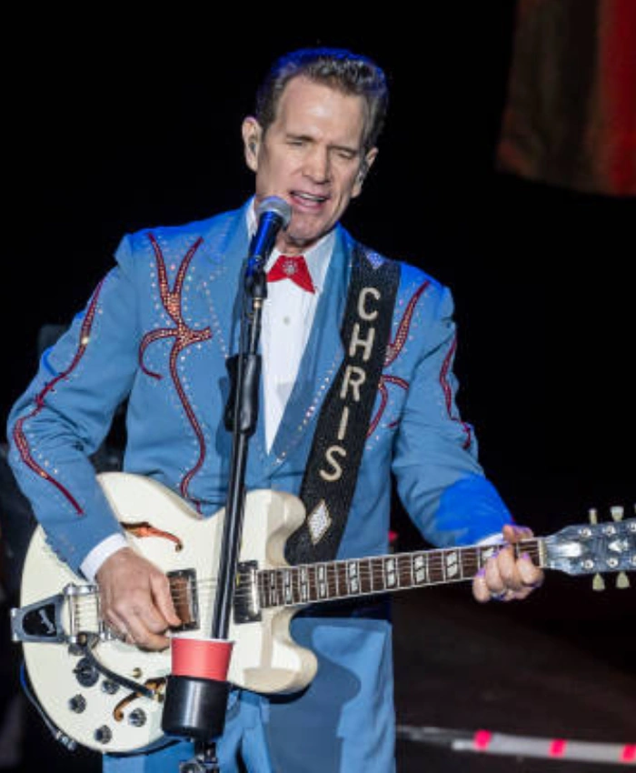Chris Isaak Coruna Sounds Blue Suit For Men And Women