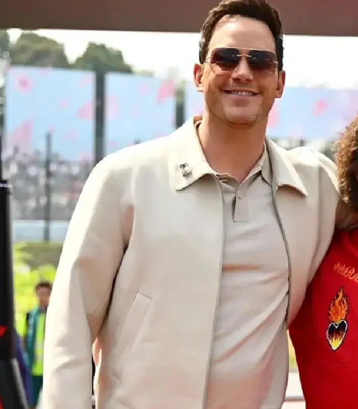 Chris Pratt F1 Japanese Grand Prix 2026 Jacket Sale