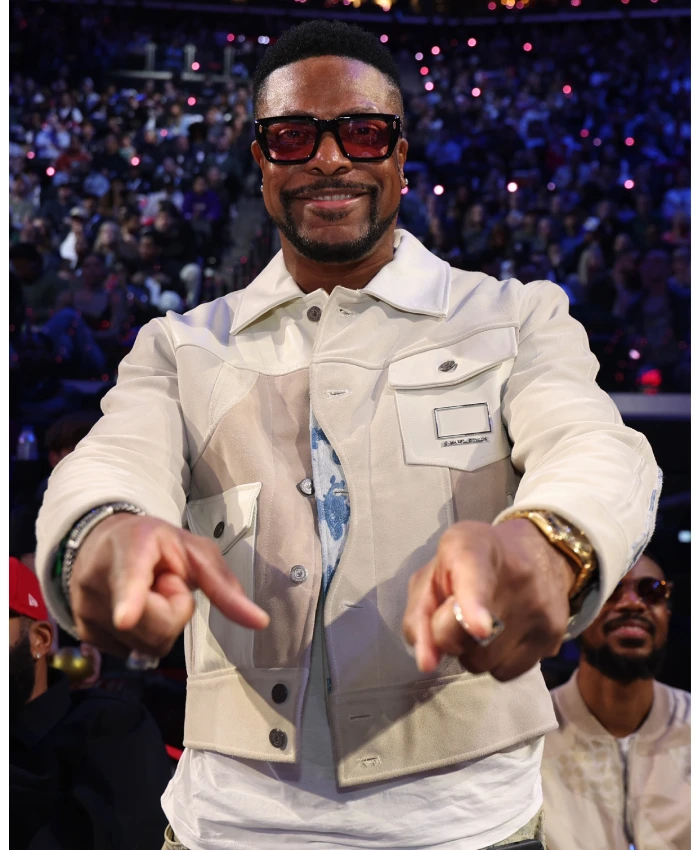 Chris Tucker NBA All Star Game Beige Jacket