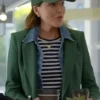Christa Miller Shrinking S02 Green Blazer