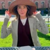 Christa Miller Shrinking S03 Liz Grey Blazer
