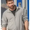 Christian Cooke Frauds Tv Series Deegs Track Jacket Grey