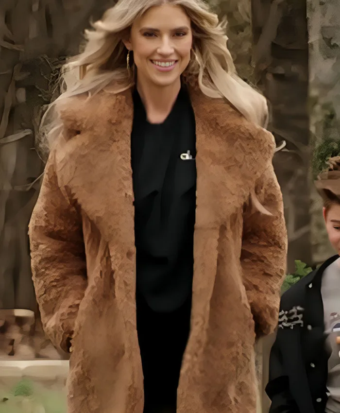 Christina In The Country S02 Christina Hall Brown Coat