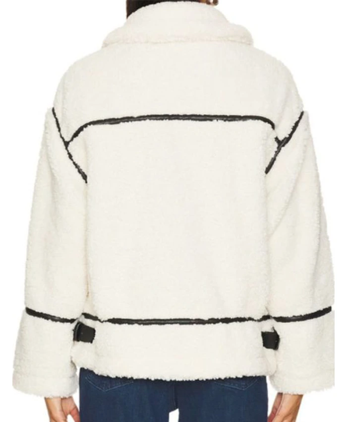 Christina In The Country S02 Christina Hall White Sherpa Jacket