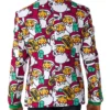 Christmas 2025 Giftmas Eve Multicolor Printed Blazer