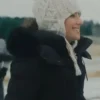 Christmas Cowboy Elina Ghen Black Puffer Jacket