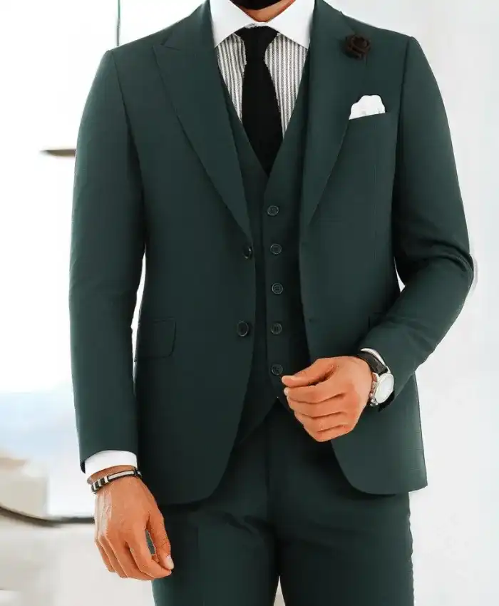 Christmas Forest Green Suit