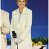 Christmas In Rockefeller Center Savannah Guthrie White Long Coat