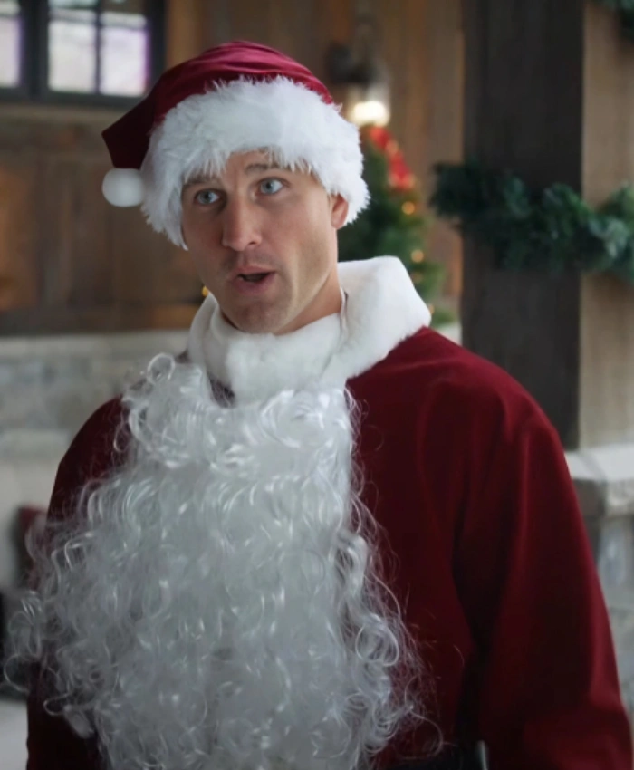Christmas On Duty 2025 Parker Young Santa Claus Coat