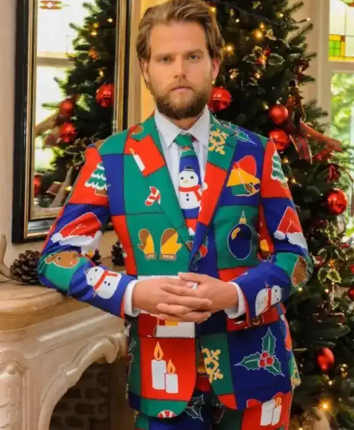 Christmas Vacation Men Style Suit Jacket