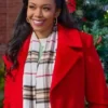 Christmas With A Kiss Mona Red Coat