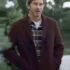Christopher Russell Film A Christmas Prayer 2025 Wes Wool Brown Trench Coat