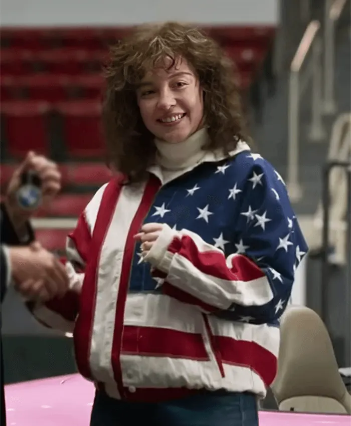 Christy 2025 Joyce Salter USA Flag Jacket