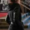 Chyler Leigh Supergirl Alex Danvers Black Hooded Jacket