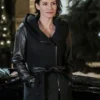 Chyler Leigh Supergirl Alex Danvers Hooded Black Jacket
