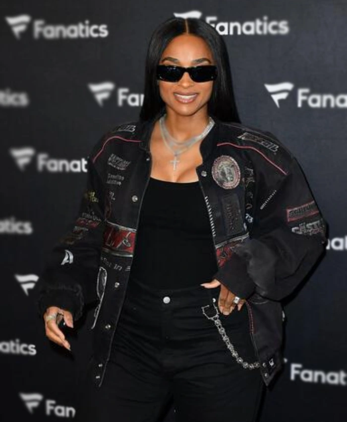 Ciara Super Bowl 2026 Party Racing Jacket
