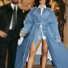 Ciara Wilson Devil Wears Prada 2 Premiere Denim Coat