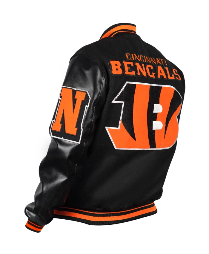 Cincinnati Bengals Mashup Letterman Jacket