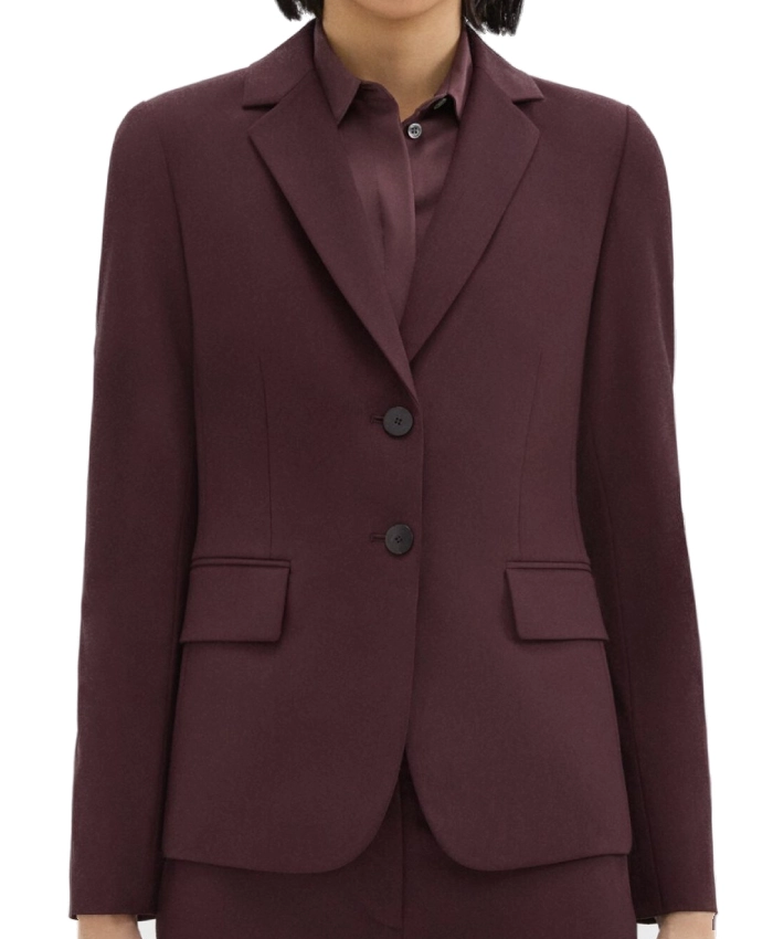 Claire Coffee FBI S08 Maroon Blazer - Image 2