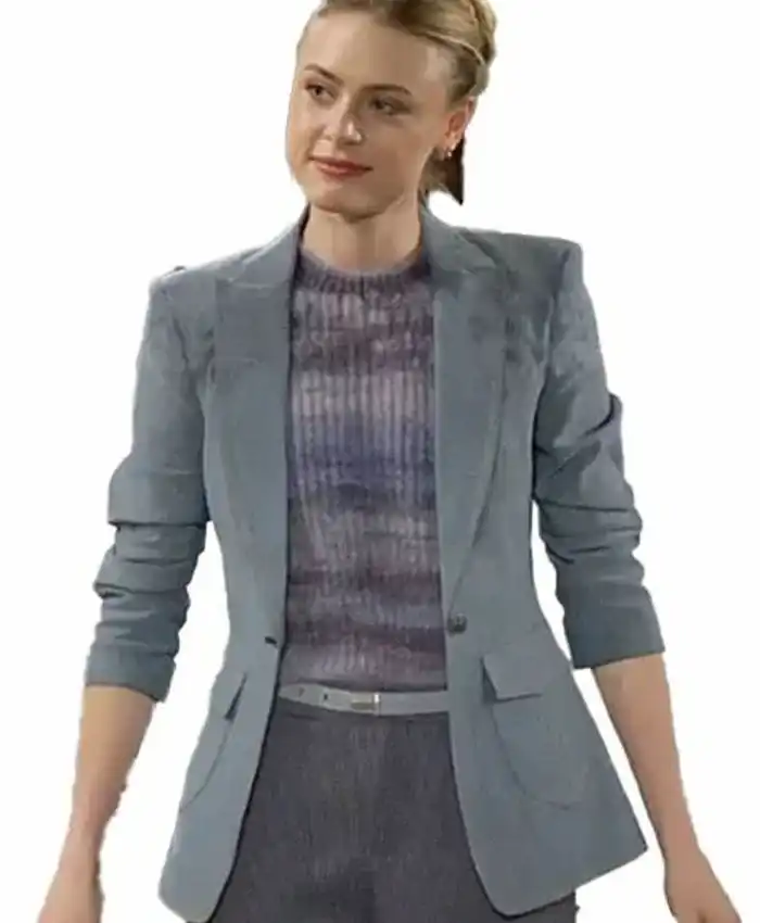Claire Grace The Young And The Restless Grey Blazer