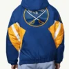Classic Breakaway Buffalo Sabres Pullover Half Zip Hooded Jacket In Blue