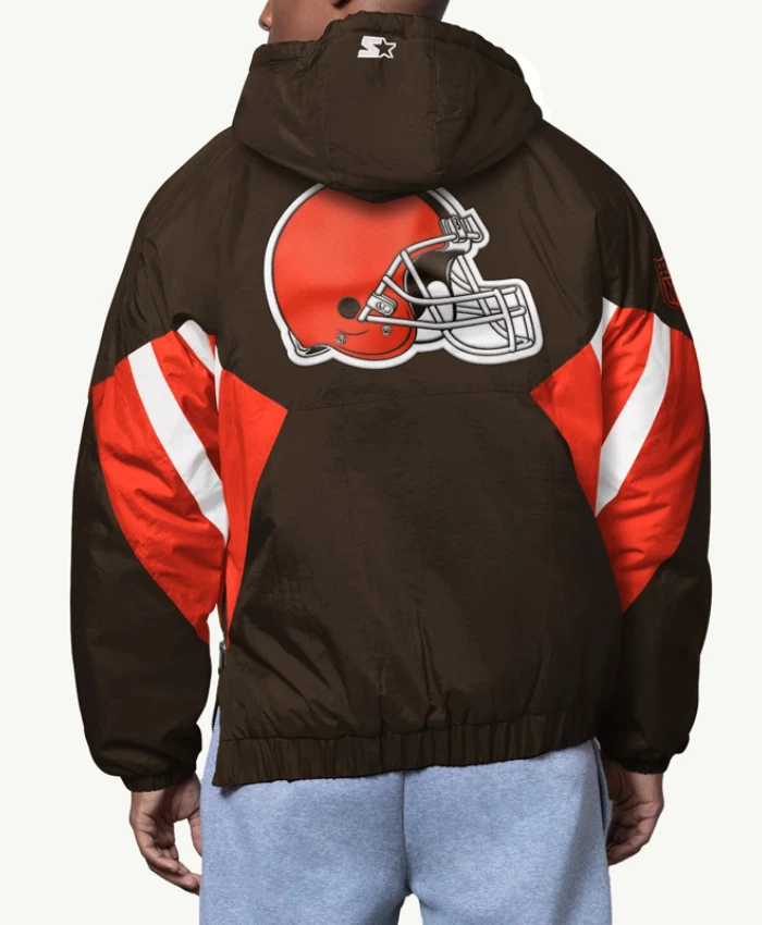 Classic Breakaway Cleveland Browns Pullover Hooded Jacket