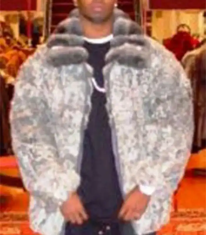Classic Grey Persian Lamb Fur Jacket