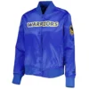 Classics Golden State Warriors Royal Satin Jacket