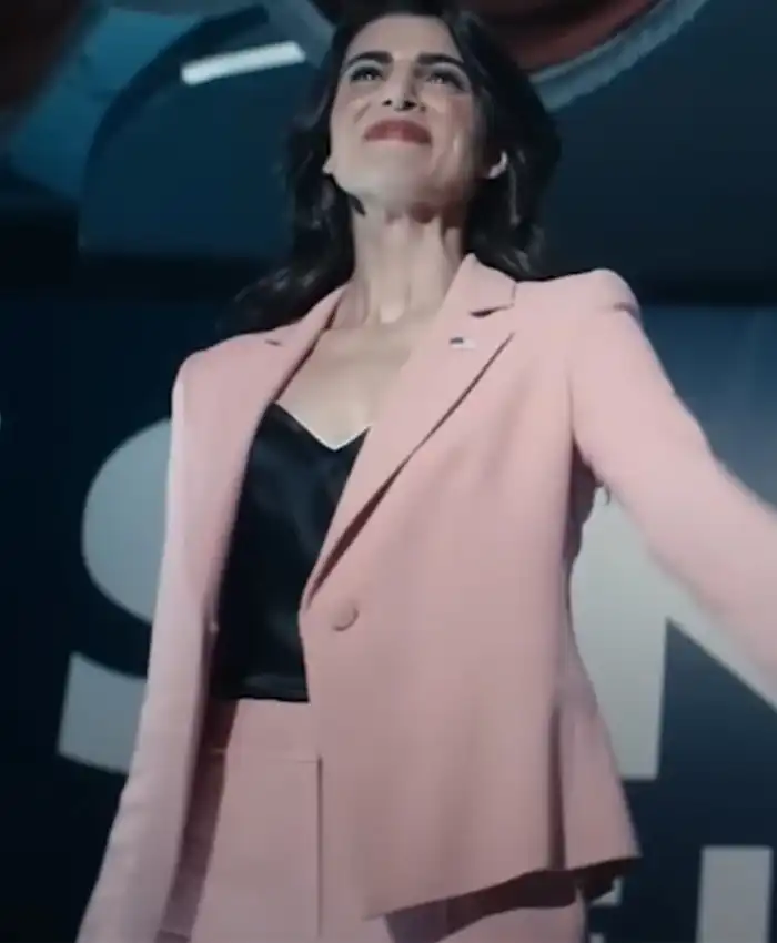 Claudia Doumit TV Series The Boys Season 04 Victoria Neuman Pink Blazer