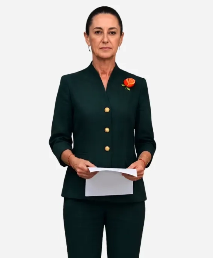 Claudia Sheinbaum FIFA World Cup 2026 Final Green Blazer Sale