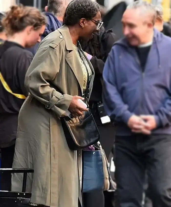 Clayface 2026 Tanya Moodie Green Trench Coat - Image 2