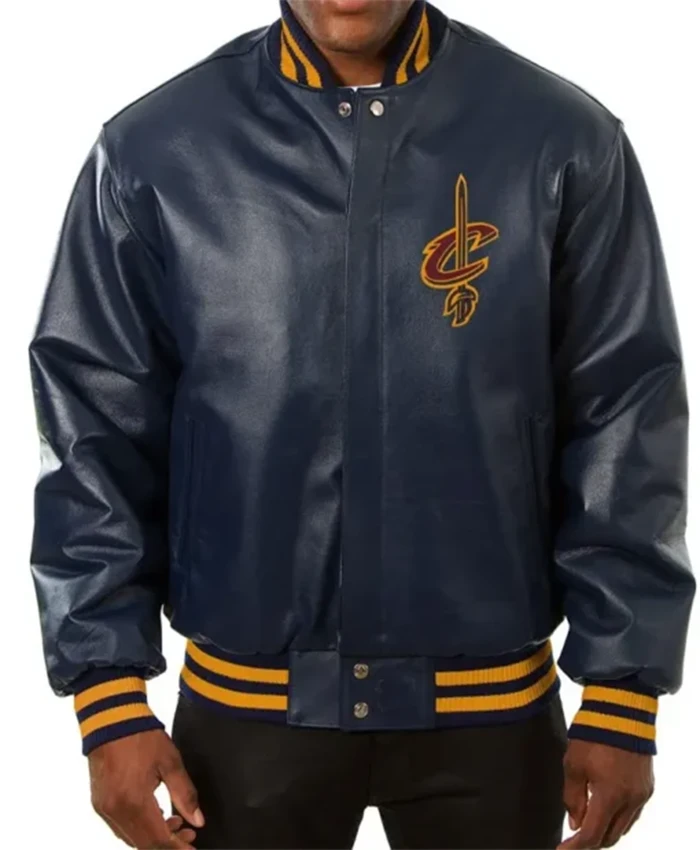 Cleveland Cavaliers Cavs Navy Blue Varsity Jacket