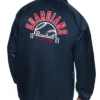 Cleveland Guardians Coaches Retro Logo Full Snap Satin Jacket