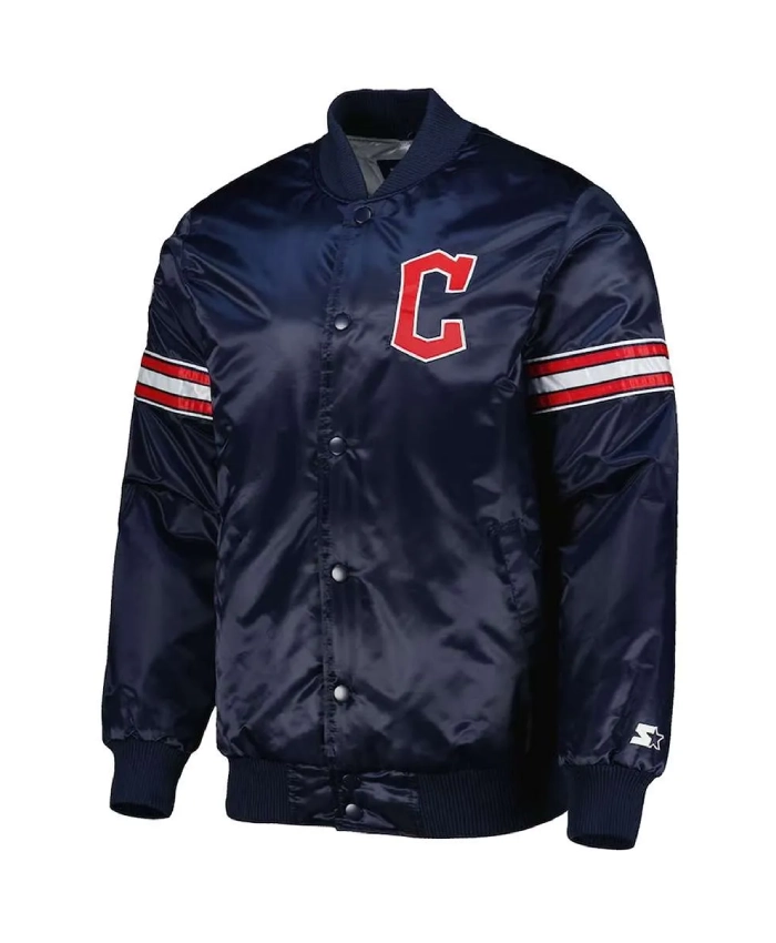 Cleveland Guardians Pick Roll Navy Jacket
