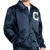 Cleveland Guardians Point Man Coaches Navy Jacket