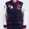 Cleveland Guardians Retro Classic Rib Navy Varsity Jacket