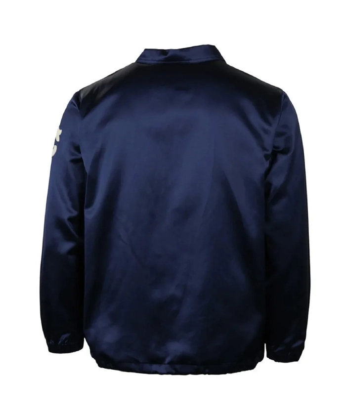 Cleveland Indians 1938 Full Snap Satin Navy Windbreaker Jacket