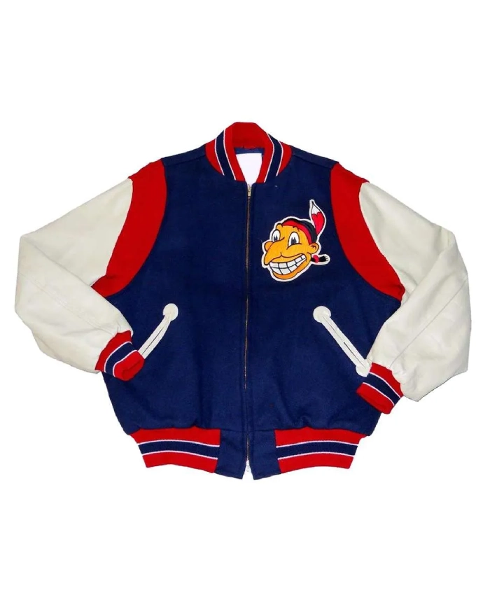Cleveland Indians 1948 Navy Varsity Jacket