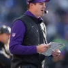 Coach Kevin OConnell Minnesota Vikings Puffer Black Vest