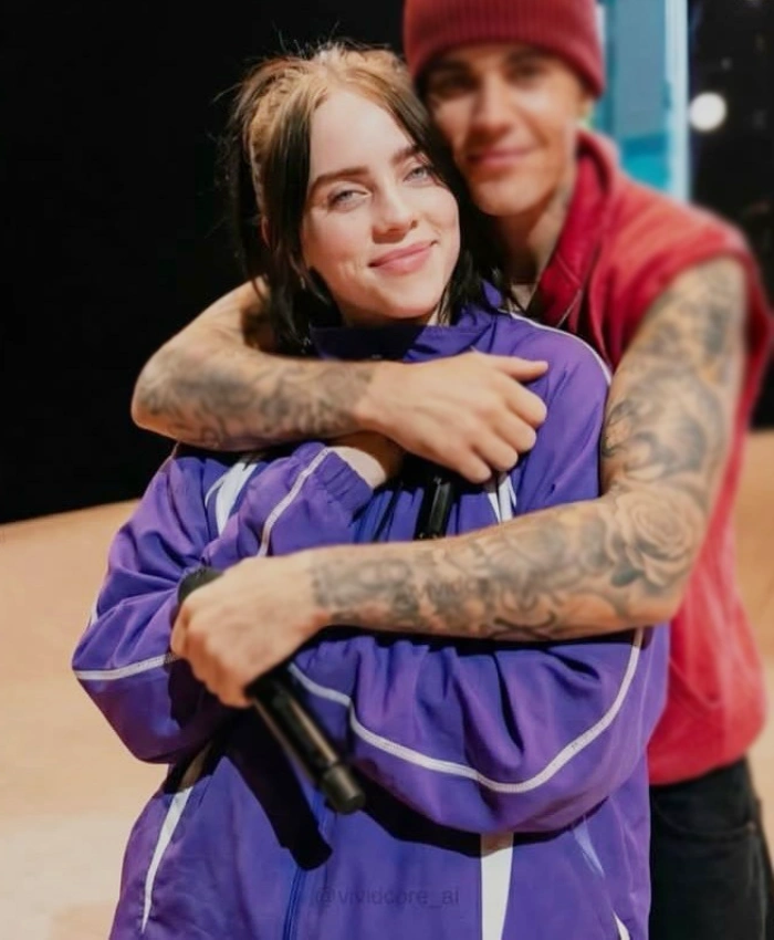 Coachella 2026 Billie Eilish Blue Windbreaker Jacket