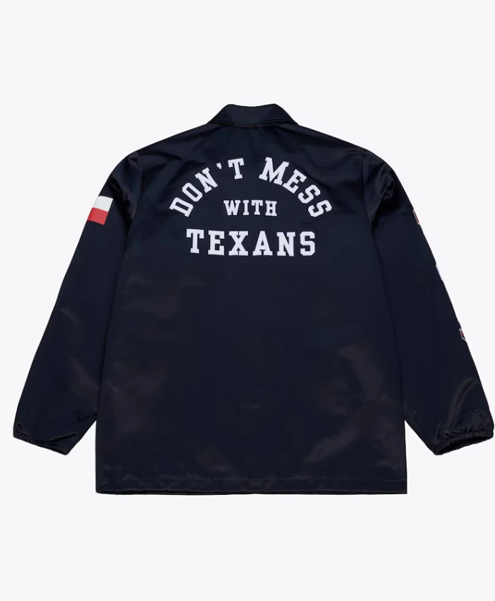 Houston Texans Navy Coaches Jacket - Image 2