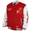 Coca Cola Varsity Jacket In Red