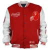 Coca Cola Varsity Red And White Jacket