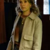 Code Of Silence S01 Rose Ayling Ellis Grey Wool Jacket