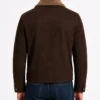 Mens Coffner Brown Shearling Fur Jacket