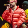 Colombia Show 2026 Ryan Castro Red Puffer Jacket