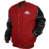Colorado Avalanche Red And Black Varsity Jacket On Sale